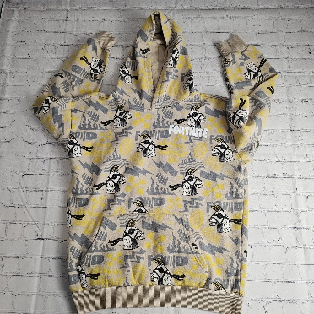 Fortnite Mad Engine‎ Hoodie Long Sleeve T-Shirt (Lot Of 2) YOUTH Kids 18-20 Boys